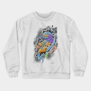 Cyber Dragon Crewneck Sweatshirt